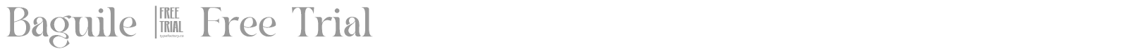 Baguile font preview